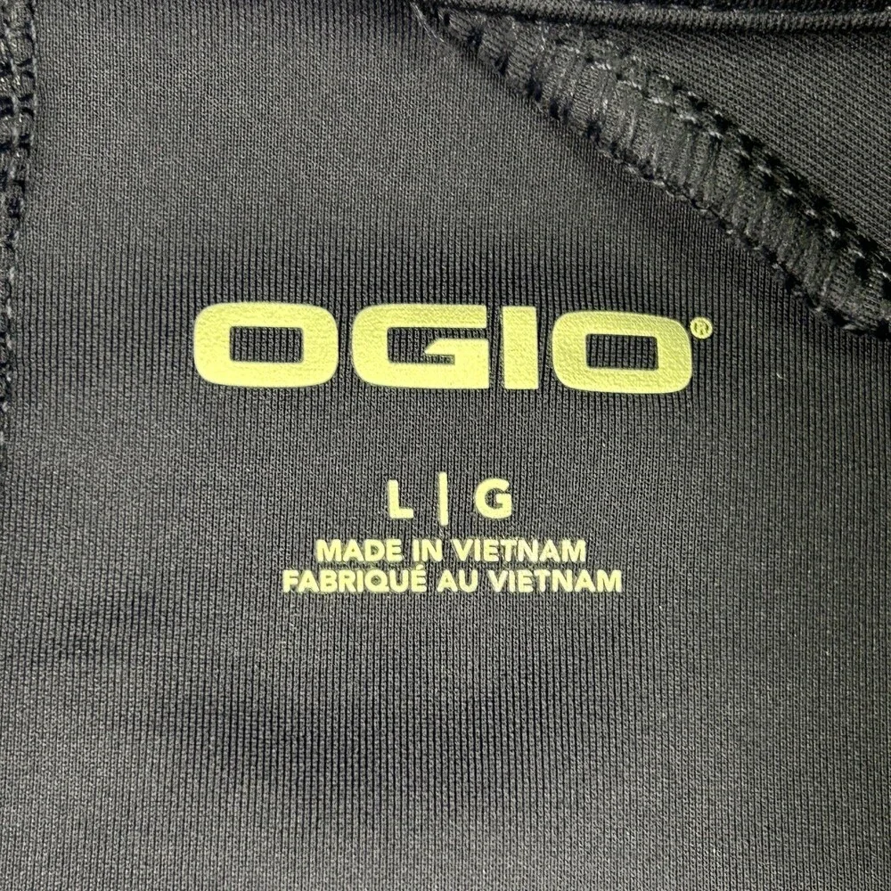 OGIO Jacket Mens Large Soft Shell Full Zip Blue Snickers NFL Logo Pockets